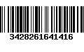 Código de Barras 3428261641416