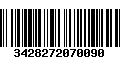 Código de Barras 3428272070090