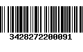 Código de Barras 3428272200091