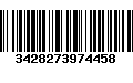 Código de Barras 3428273974458