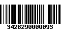 Código de Barras 3428290000093