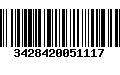 Código de Barras 3428420051117