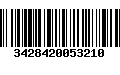 Código de Barras 3428420053210