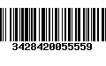 Código de Barras 3428420055559