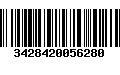 Código de Barras 3428420056280