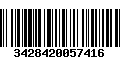 Código de Barras 3428420057416