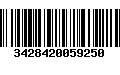 Código de Barras 3428420059250