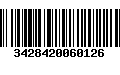 Código de Barras 3428420060126