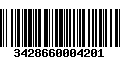 Código de Barras 3428660004201