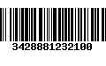 Código de Barras 3428881232100