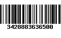 Código de Barras 3428883636500