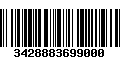 Código de Barras 3428883699000