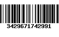 Código de Barras 3429671742991