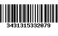 Código de Barras 3431315332079