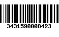 Código de Barras 3431590008423