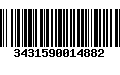 Código de Barras 3431590014882