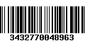 Código de Barras 3432770048963