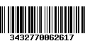 Código de Barras 3432770062617