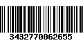 Código de Barras 3432770062655