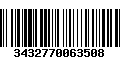 Código de Barras 3432770063508