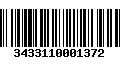 Código de Barras 3433110001372