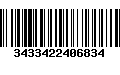 Código de Barras 3433422406834