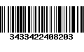 Código de Barras 3433422408203