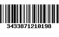 Código de Barras 3433871210198