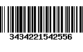 Código de Barras 3434221542556