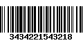 Código de Barras 3434221543218