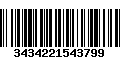 Código de Barras 3434221543799