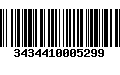 Código de Barras 3434410005299