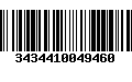 Código de Barras 3434410049460