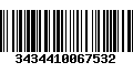 Código de Barras 3434410067532