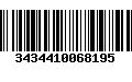 Código de Barras 3434410068195