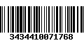 Código de Barras 3434410071768