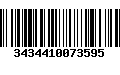 Código de Barras 3434410073595