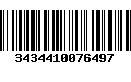 Código de Barras 3434410076497