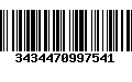 Código de Barras 3434470997541