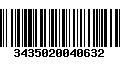 Código de Barras 3435020040632