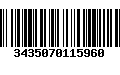 Código de Barras 3435070115960