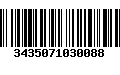 Código de Barras 3435071030088