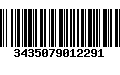 Código de Barras 3435079012291