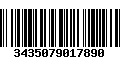 Código de Barras 3435079017890