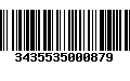 Código de Barras 3435535000879