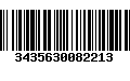 Código de Barras 3435630082213