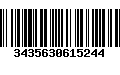 Código de Barras 3435630615244