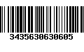 Código de Barras 3435630630605