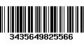 Código de Barras 3435649825566