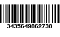 Código de Barras 3435649862738